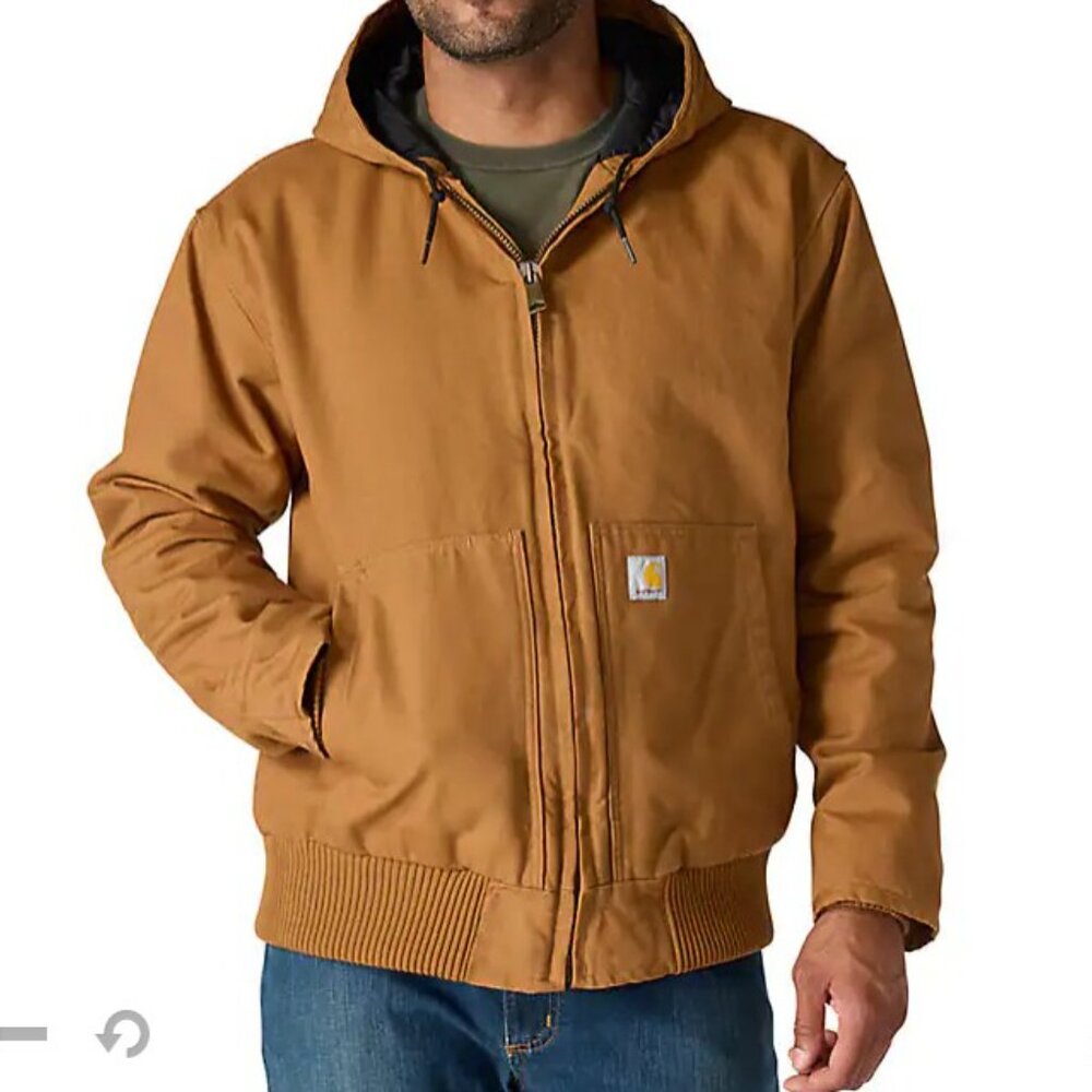 Carhartt Washed Duck Jacket - Men's M Tall - Picture 3 of 3